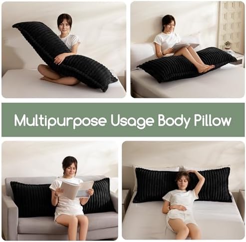 HIGOGOGO Memory Foam Body Pillow, Thickened Large Long Bed Pillow - Image 4