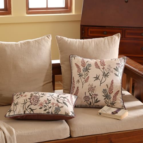 ISAENNE Designer Linen Throw Pillow Cover - Image 4