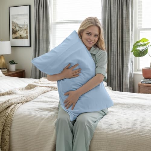 Pillow Cases King Size 2 Pack, Bamboo Rayon Cooling Pillowcases - Image 5