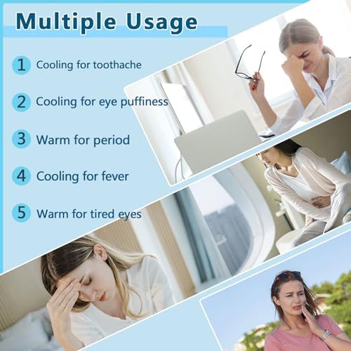 Sleep mask w/Cooling Gel Eye Mask, Heated Eye Mask - Image 5