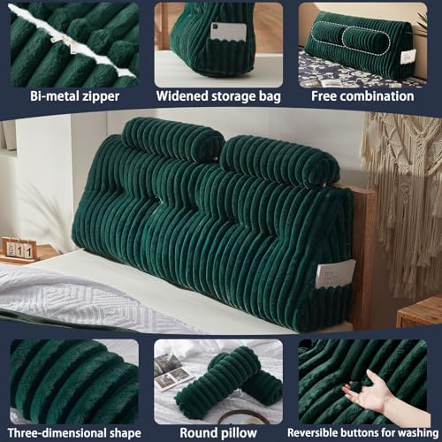 Rycwola Faux Fur Headboard Pillow - Image 5
