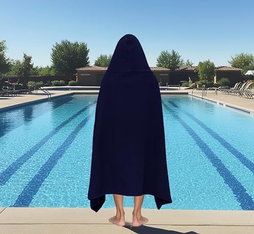 COTTON CRAFT Hooded Bath Towel for Adults – 100% Cotton Waffle Weave Towel - Image 2