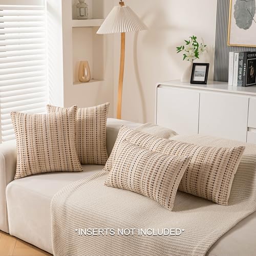 Boho Long Lumbar Body Decorative Throw Pillow Covers 14x36 Inch Pack of 1 Beige - Image 2