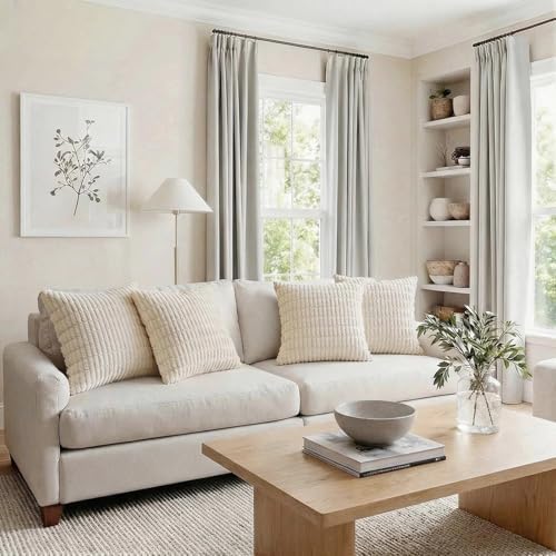 Fancy Homi 4 Packs Decorative Throw Pillow Covers - Image 6