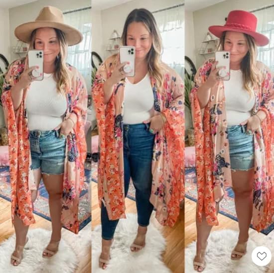 Moss Rose Women Summer Bikini Kimono Bathing Suit Cover Ups for Swimwear