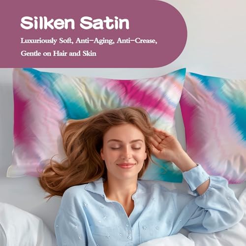Satin Pillowcase for Hair and Skin, Softer Than Mulberry Silk Pillow Cases 2 - Image 4