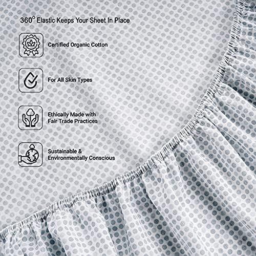 LANE LINEN Twin XL Bed Sheets 100% Organic Cotton 3pc Percale - Image 5