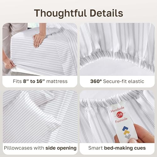 California Design Den Luxury 600 Thread Count King Sheet Set - Image 5