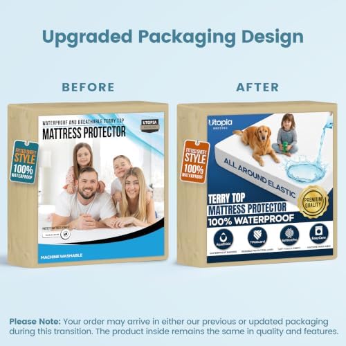 Waterproof King Size Mattress Protector fits Upto 17" Deep Pocket - Image 5