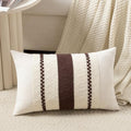 Fancy Homi Set of 1 Boho Brown Long Lumbar Decorative Throw Pillow Cover 12x24 by Fancy+Homi