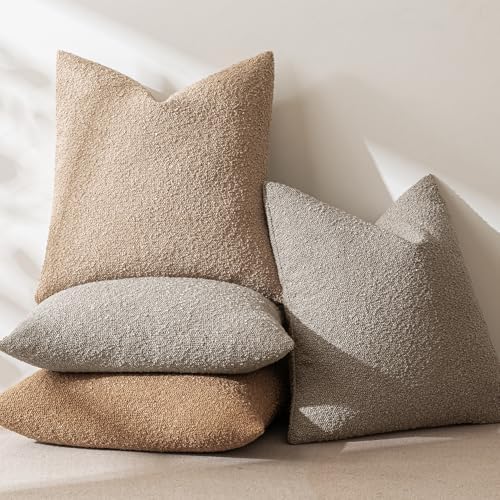 MIULEE Textured Boucle Lumbar Pillow Cover - Image 4