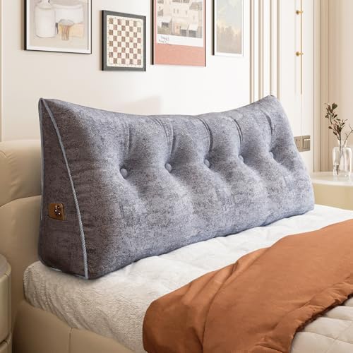 11 lbs Thickened Wedge Pillow Headboard Body Positioner Bed Wedge Pillow by Rucener