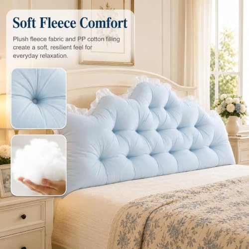 College Dorm Rectangular Long Bolster Backrest Pillow, Dorm Headboard Pillow - Image 5