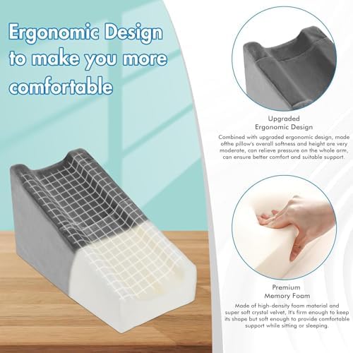Arm Elevation Pillow with 2 Pockets, Arm Wedge Elevation Pillow Excellent - Image 2