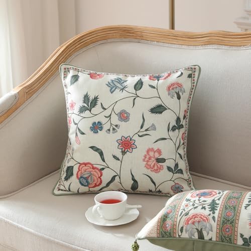ISAENNE Designer Linen Throw Pillow Cover - Image 2
