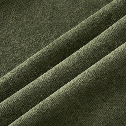 MIULEE Olive Green Chenille Couch Lumbar Throw Pillow Covers - Image 6