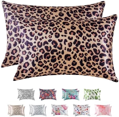 MR&HM Satin Pillowcase 2 Pack, Queen Size 20"x30" by MRHM
