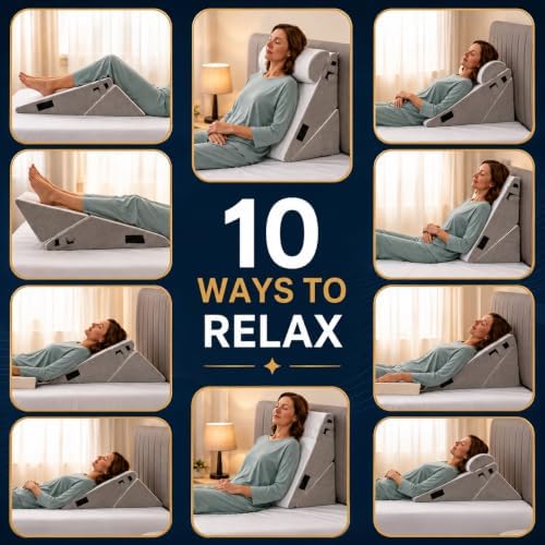 10-in-1 Adjustable Design 3PCS Wedge Pillow - Image 6