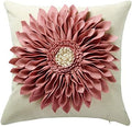 OiseauVoler 3D Sunflower Handmade Throw Pillow Covers Decorative Cushion Cases by OiseauVoler