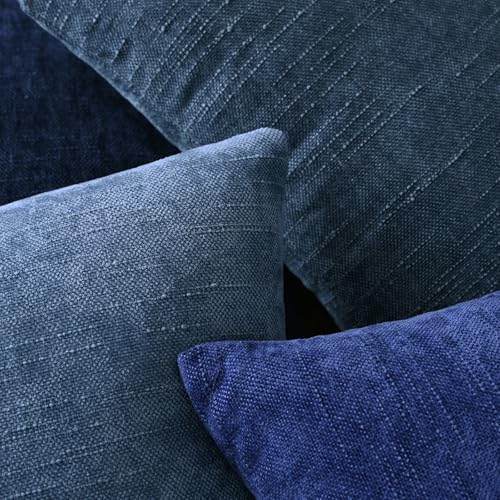 Set of 4 Soft Textured Decorative Throw Pillow Covers 24x24 Inch Cozy Farmhouse - Image 6
