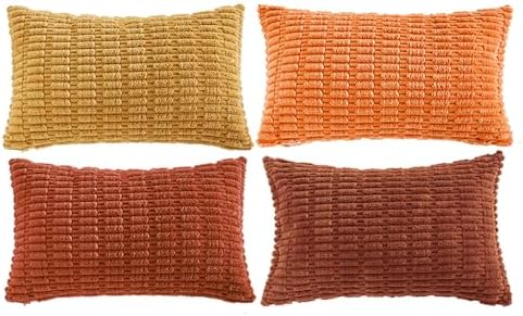 Fancy Homi 4 Packs Decorative Throw Pillow Covers - Image 6