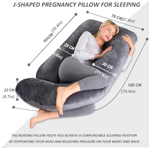 Pregnant Pillows for Sleeping, 70 Inch u Shaped Pillow Maternity Pillow - Image 2