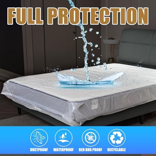 Plastic Mattress Bag for Disposal Moving or Storage, Queen Size - Image 5