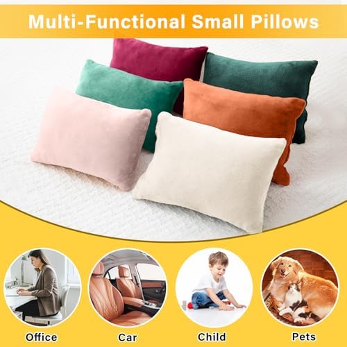 1 MIDDLE ONE 2 Pack Small Pillow, Memory Foam Mini Pillow 11 X 7 Inches - Image 5