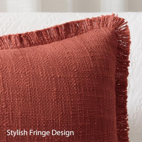 100% Cotton 12x20 Inch Lumbar Pillow Cover - Image 2