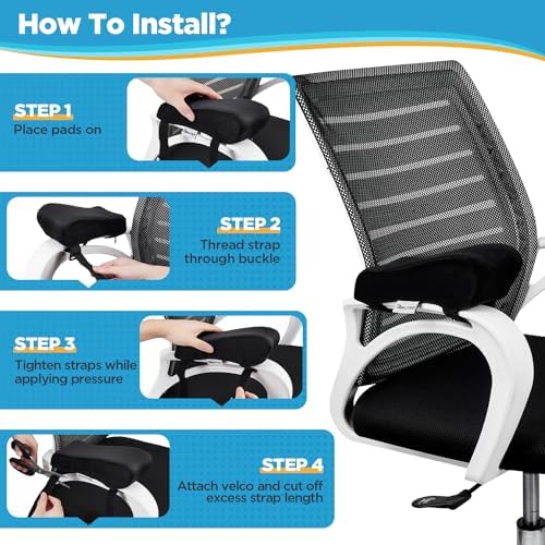 BEAUTRIP Ergonomic Armrest Pads- Office Chair Arm Rest Cover Pillow - Image 3