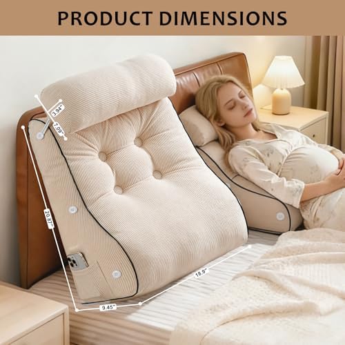 Wedge Pillow – Reading & Bed Rest Pillow - Image 5
