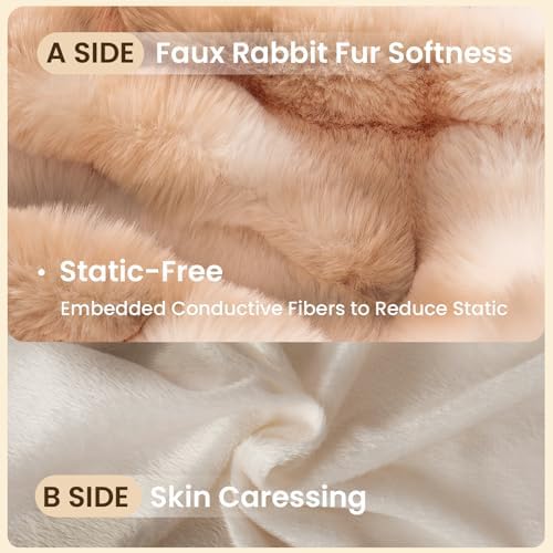 ZonLi Fluffy Body Pillow for Adults, Fuzzy Faux Fur Long Pillow - Image 3