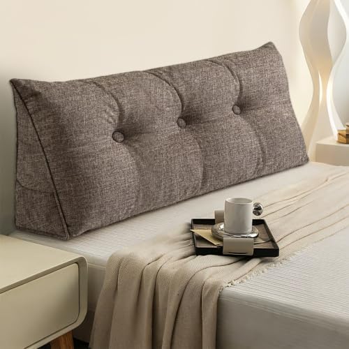 Headboard Pillow Twin Size, Triangle Wedge Pillow by Bcareself
