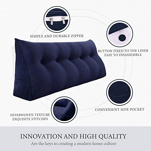 Headboard Pillow Queen, Wedge Pillow Headboard Headrest - Image 3
