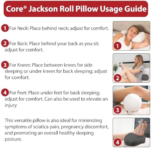 Core Jackson Roll Bolster Pillow - Image 6
