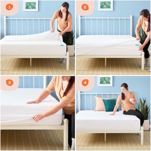 Linenspa Encasement Waterproof Mattress Protector — Zippered 360° - Image 6