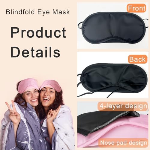 12 Pack Blindfold Eye Mask Cover Sleep Mask - Image 3
