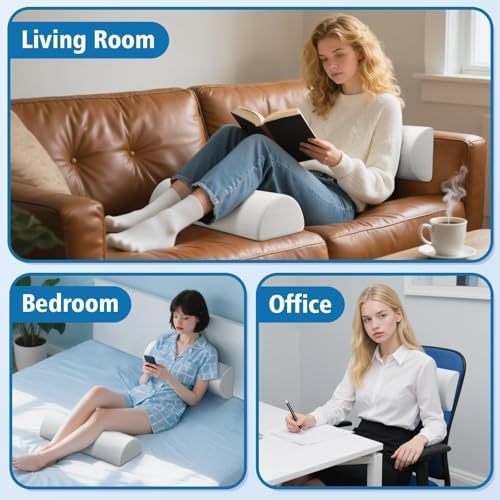 Knee Pillow for Side Sleepers, Leg Pillow for Back & Sciatica Pain - Image 4