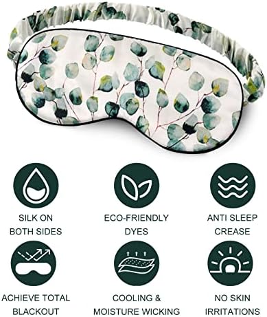 OLESILK 100% Mulberry Silk Sleep Mask - Image 6
