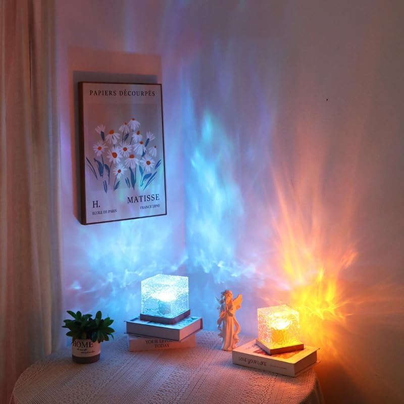 Ocean Wave Projector Light with Remote, 16 Color Ambient Lighting, 2 Pack - Image 4