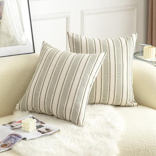 Cethom Decorative Boho Throw Pillow Covers, Farmhouse Textured Pillow Case - Image 2
