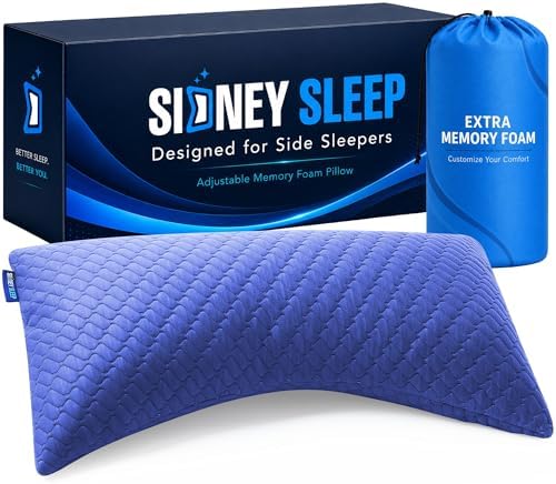 Sidney Sleep Pillow for Side and Back Sleepers by SidneySleep
