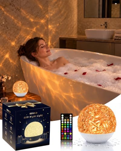 EZVALO Waterproof Shower Lamp, LED Shower Light for Inside Shower by EZVALO