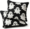 Halloween Ghost Throw Pillow Covers, 18x18 Inch, Machine Washable, Living Room by Unknown