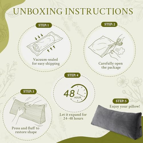 Headboard Pillow Twin, Headboard Wedge Pillow, Dark Grey - Image 5