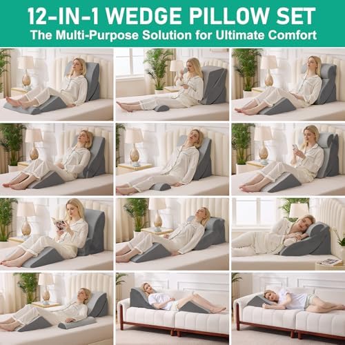 4PCS Wedge Pillow Set for After Surgery - Image 5