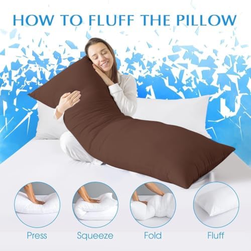 SHOUREN Large Body Pillow, Long Bed Pillow - Image 7