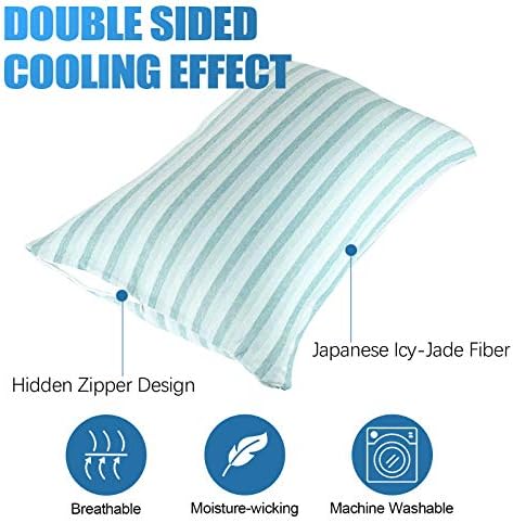 Cooling Pillow Cases Only, Queen Size Set of 2 - Image 2