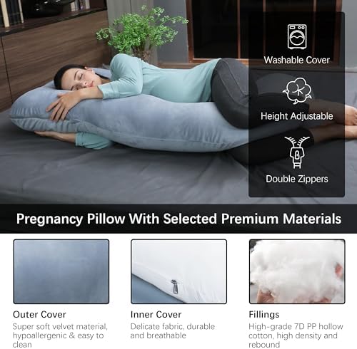 MOON PARK Pregnancy Pillows for Sleeping - Image 3