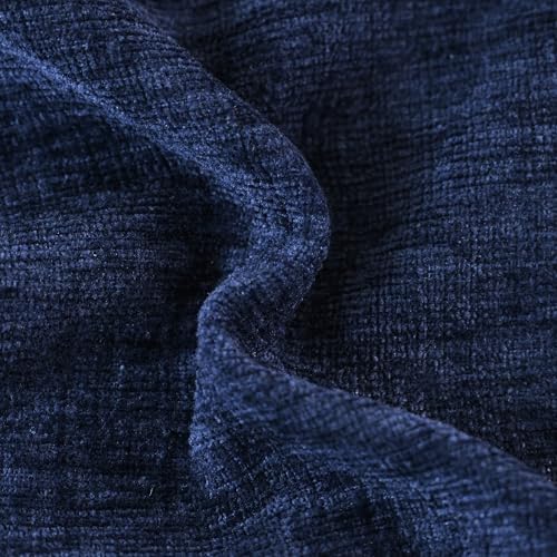 CaliTime Decorative Couch Throw Pillow Covers 26 X 16 Inches Navy Blue - Image 2